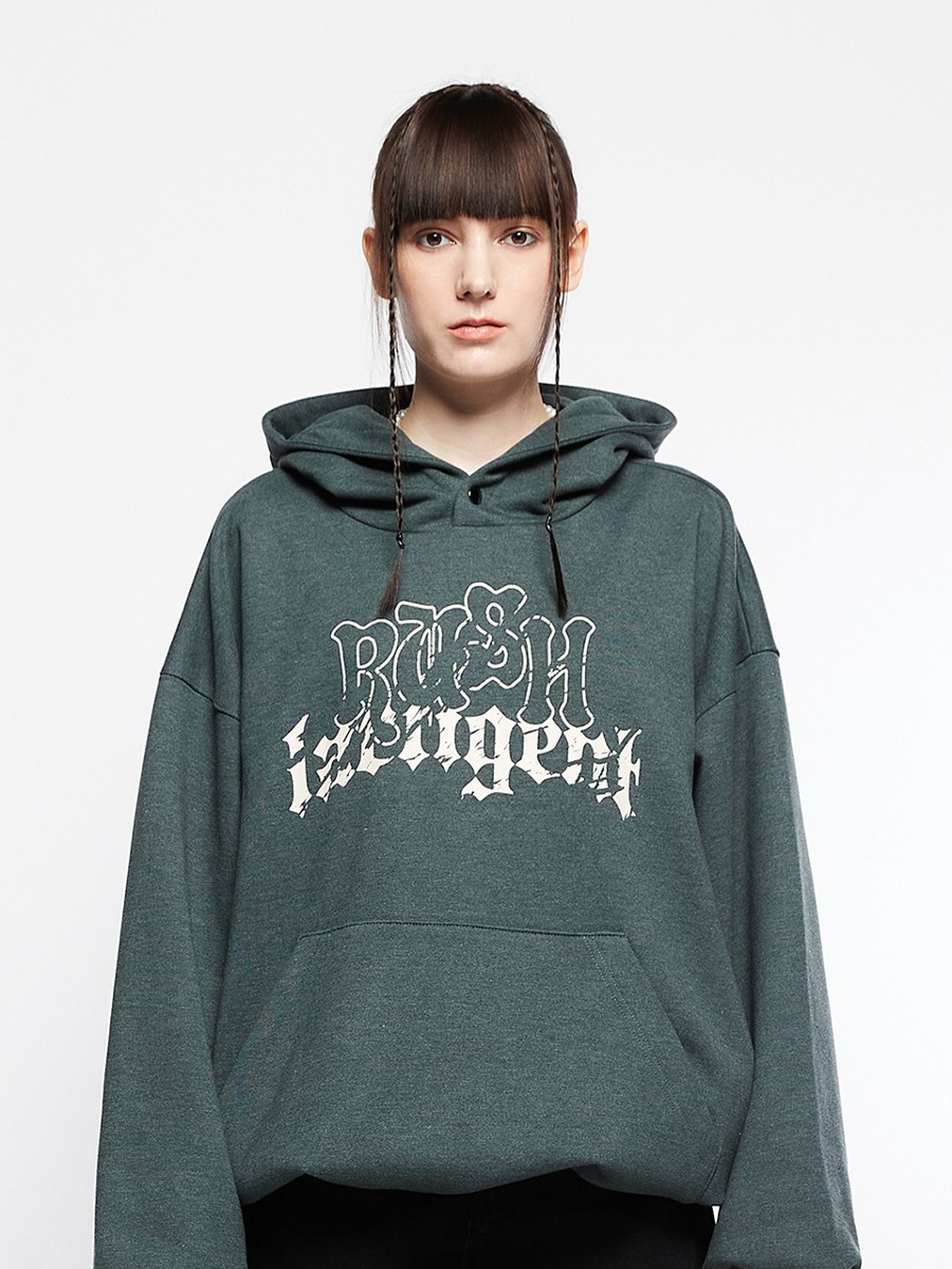 L7 OVER STRING HOODIE(GREEN)